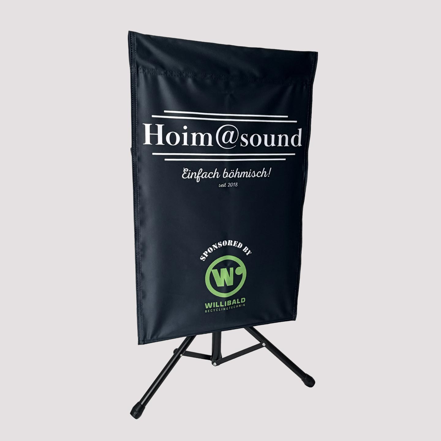 Notenpultbanner für Hoim@sound