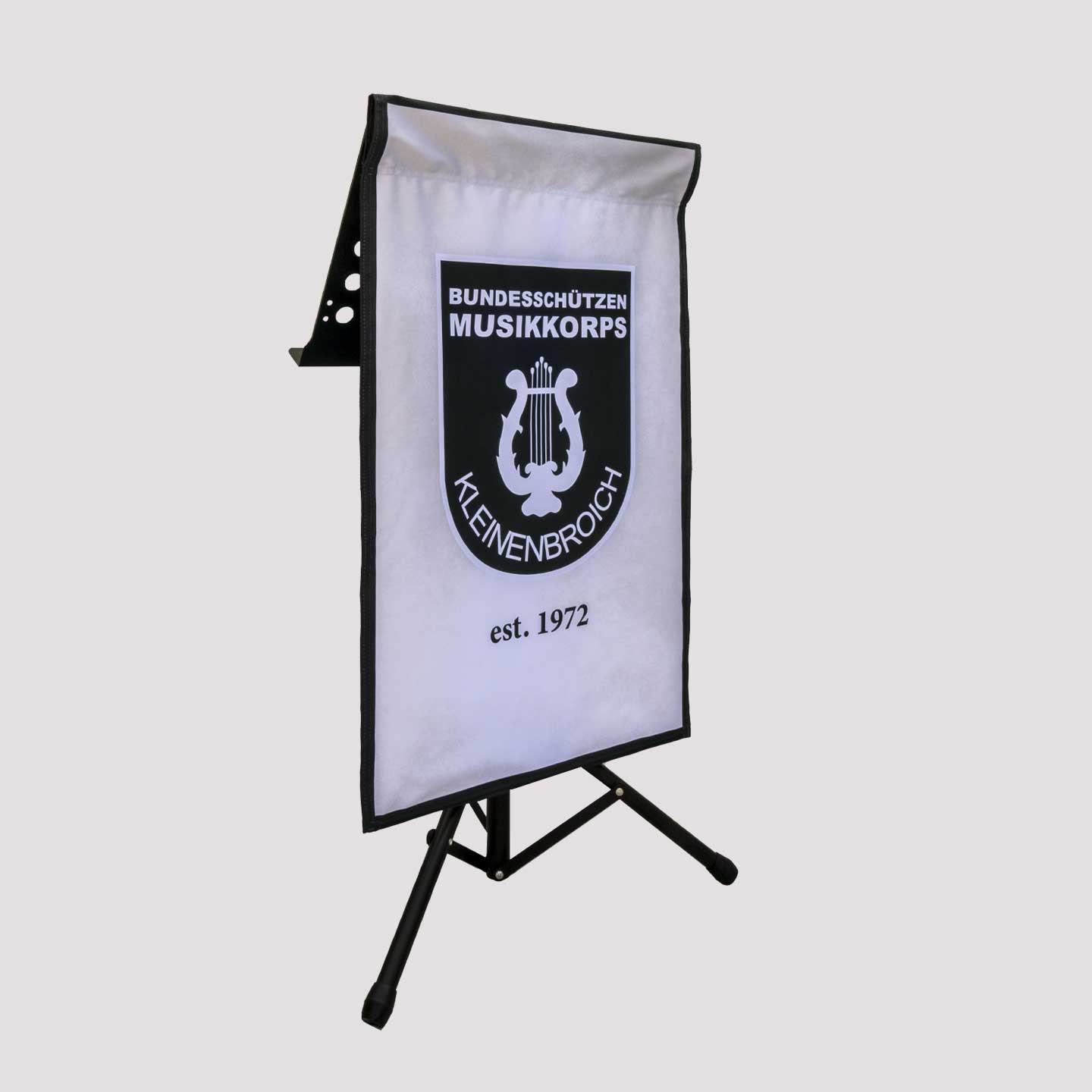 Notenpultbanner Premium-Stoff für Bundesschützen Musikkorps Kleinenbroich