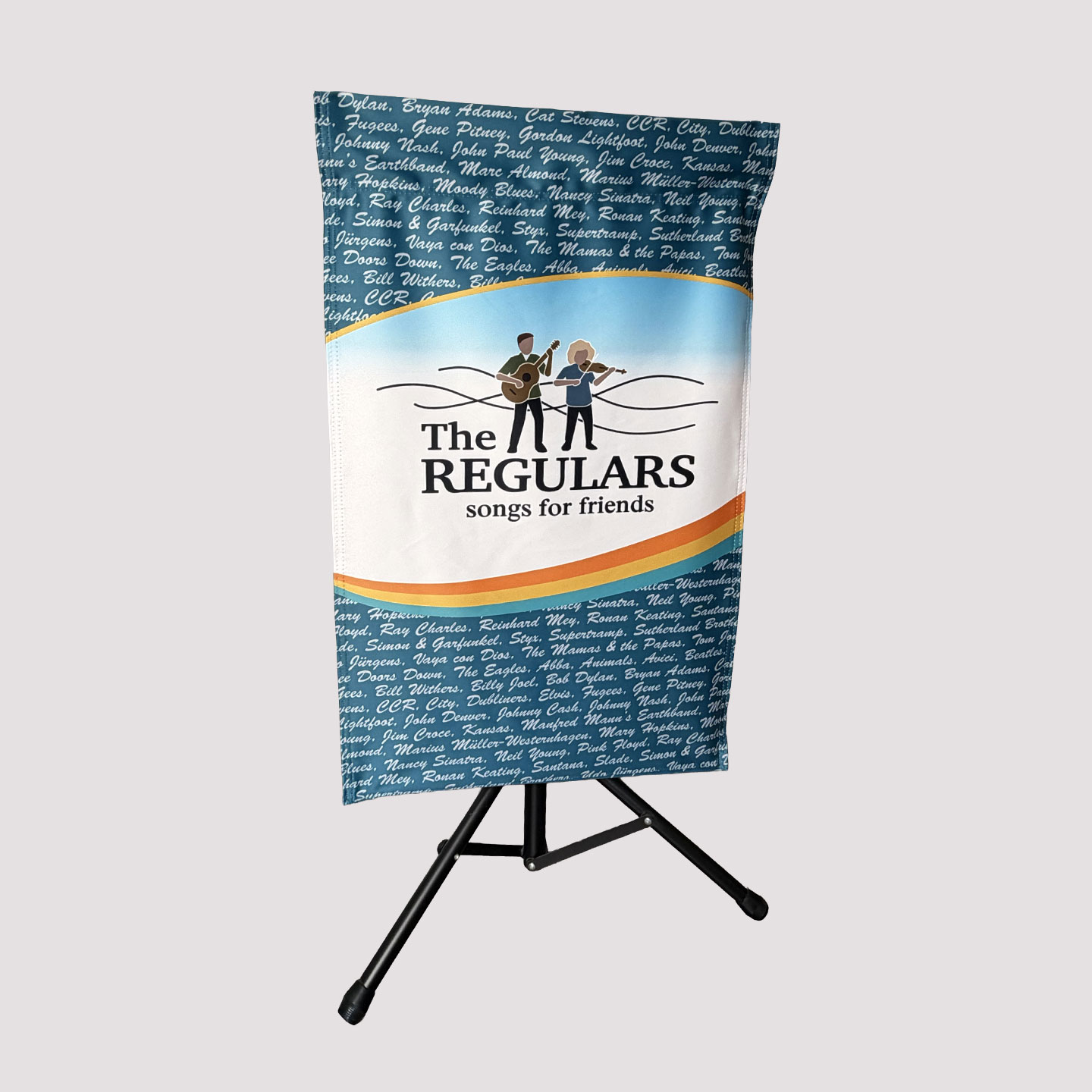 Notenpultbehang für The Regulars aus Fulda